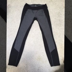 PrAna leggings size small. Black and Grey, ankle length.